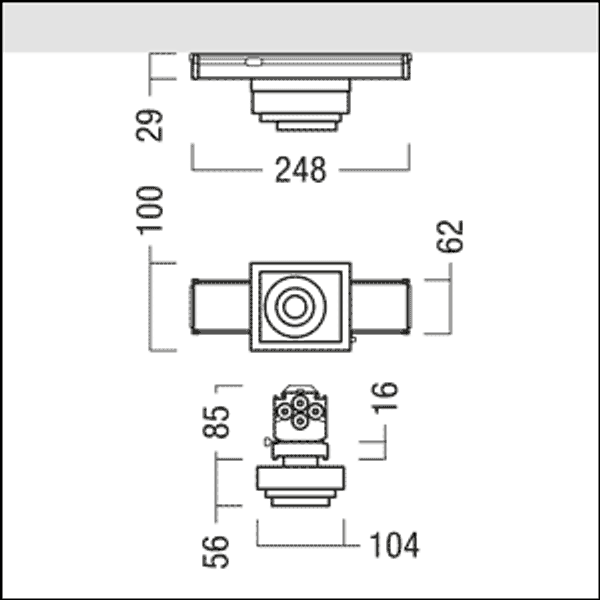 MSENS HC TEC-GP WH IP54 - Sensor movement - ambient light image 2