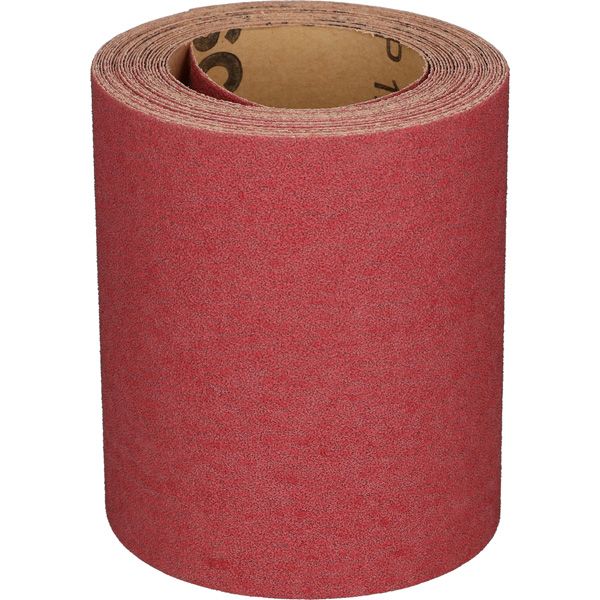 Sanding roll for wood and paint, 93 mm x 5 m, P120 G= 120 image 1