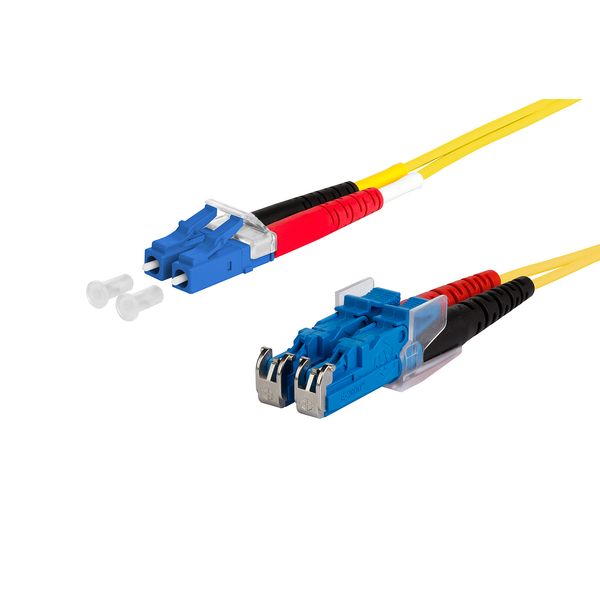 OpDAT patch cord LC-D/E2000-D OS2, 15.0 m image 1