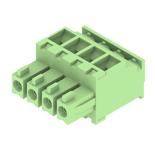 PCB plug-in connector, female plug, 3.81 mm, Number of poles: 4, 90°, Clamping yoke connection, Clamping range, max. : 1.5 mm², Box image 2