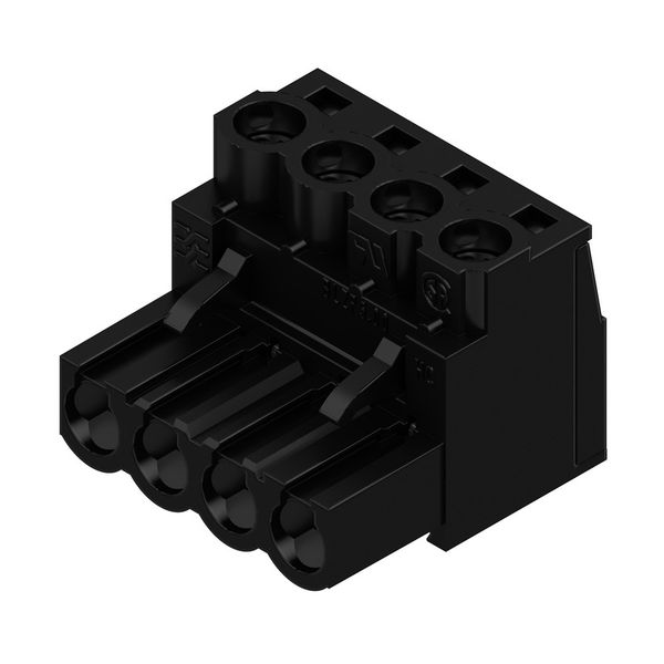 PCB plug-in connector, female plug, 5.00 mm, Number of poles: 4, 180°, Clamping yoke connection, Clamping range, max. : 4 mm², Box image 2