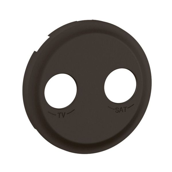 TV SAT SOCKET ROCKER BLACK image 2