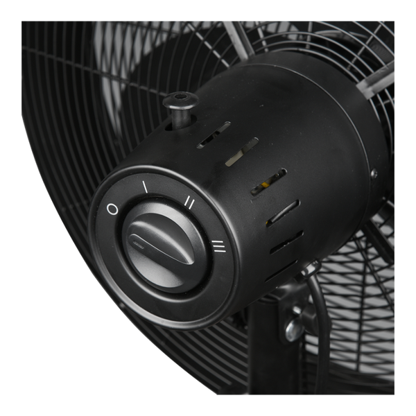 Viking floor fan matt black/wood image 1
