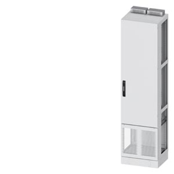 Transformer cabinet safety class 1, IP30 h=1950 w=500 d=400 sheet metal door open sidewalls The image 1