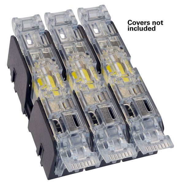 BMM603-3S MIDGET FUSE BLOCK W/ SCREW - 3 POLE image 3