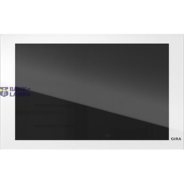 IP video home st. + WLAN Door communication white gl. image 1