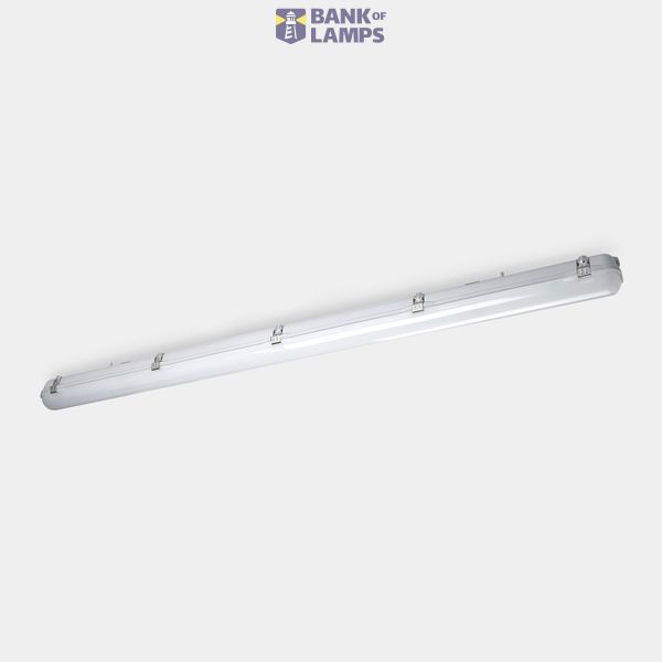 Ceiling fixture IP66 Solid 1620mm Emergency LED 60W 4000K Grey 6082lm image 1