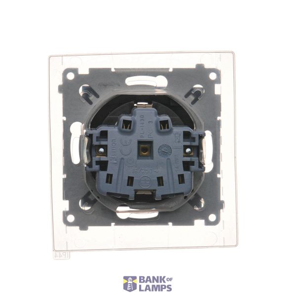 Key with the "horizontal" pictogram for switches and electronic controllers, black image 1