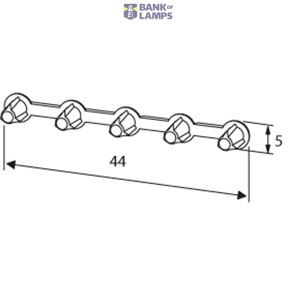 Strain relief 5-p, for screw couplers, grey image 3