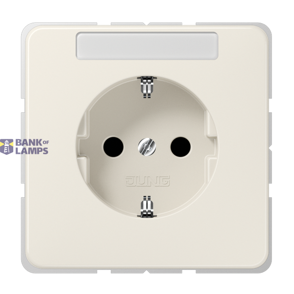 SCHUKO socket, 16 A 250 V ~, thermoplastic, CD series, white image 1