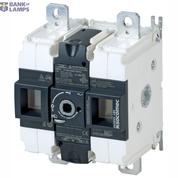 Load break switch body 1500Vdc 400A 1+1P INOSYS image 2