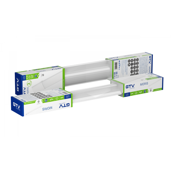 Hermetic LED luminaire MORIS, 45 W, 5400 lm, 4000K, AC180-250V, IP65, IK10, 150 cm image 2