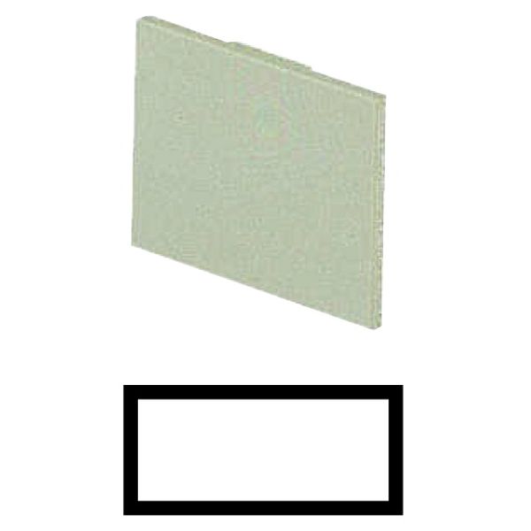 02SQ25 Insert label, AL, blank image 1