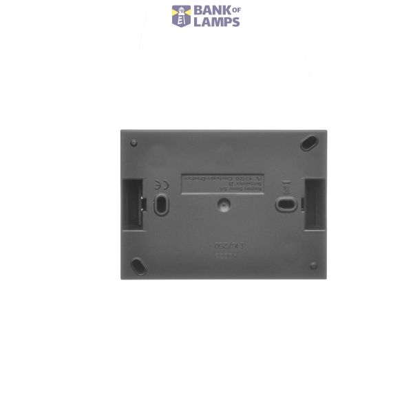Two gang switch, Push In system, (module), Simon 24, IP20/IP44, 10AX, black matt image 1