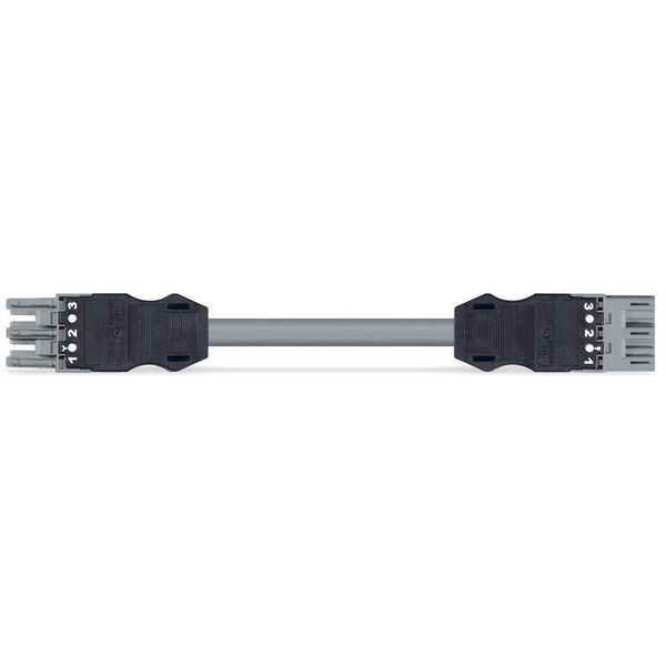 pre-assembled interconnecting cable;Eca;Socket/plug;gray image 2
