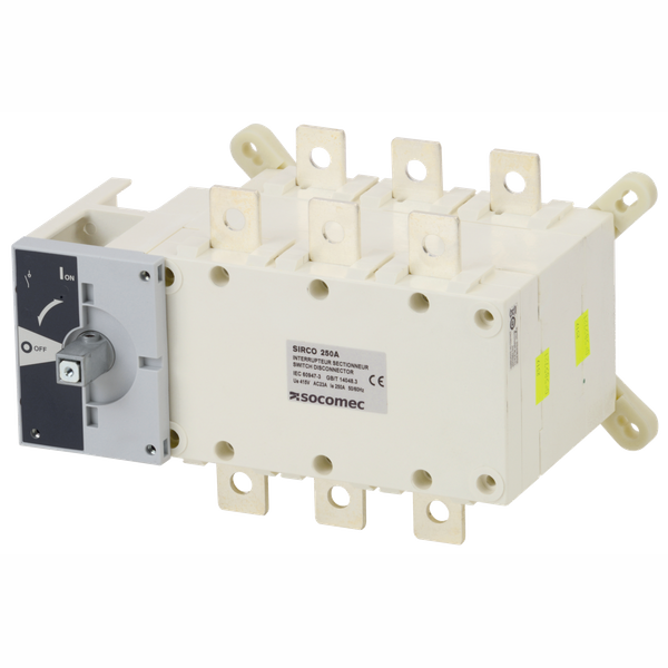 Load break switch SIRCO 8P 250A front operation w/o handle image 1