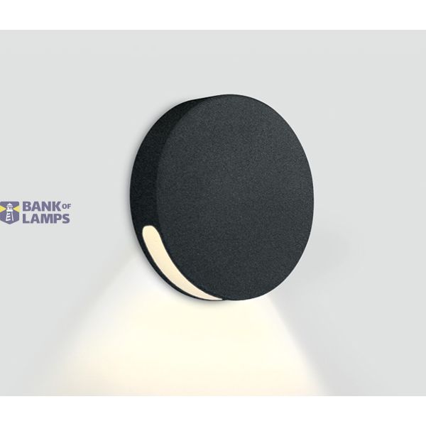 BLACK WALL RECESSED COB 2W WW 700mA IP65 DARK LIGHT image 1