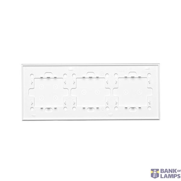 Double-pole momentary switch with individual backlighting for each key., 10AX, black image 1