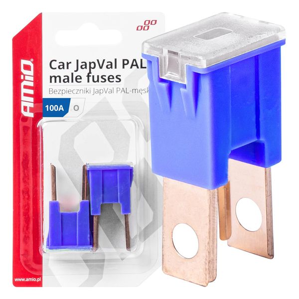 Car JapVal PAL O male fuses 100A AMIO-03403 image 1