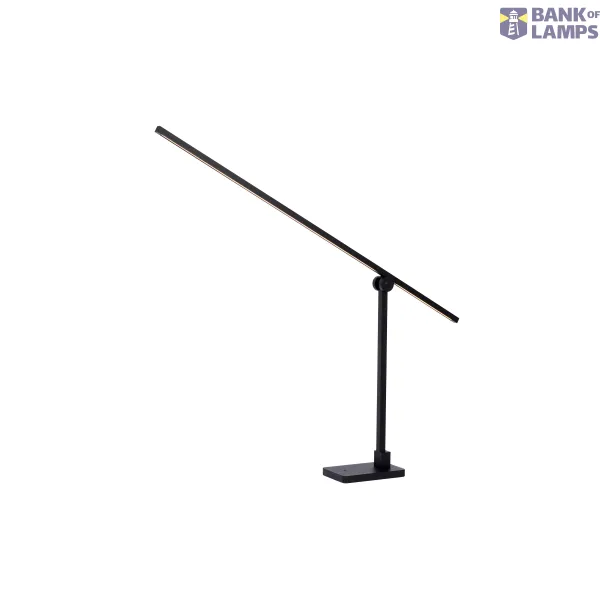 Lucide AGENA - Desk lamp - LED Dim. - 1x12W 2700K - Black image 1