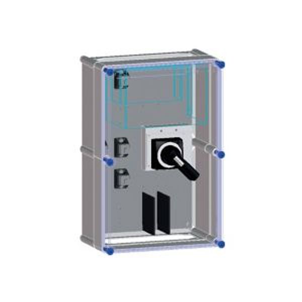Switch enclosure prepared for 1 NZM3 MCCB 3P image 2