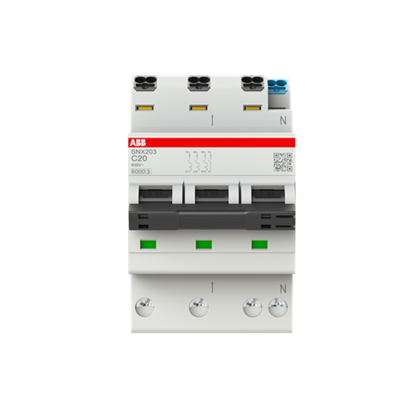 SNX203-C20 Circuit breaker - 3+NP - C - 20 A image 1