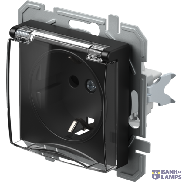 SOCKET SCHUKO+COVER 2P+E 16A 250V~ BT XO 4417116 image 2