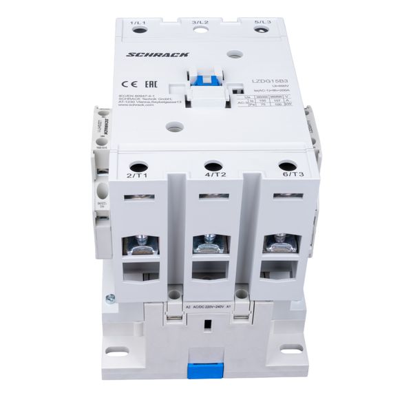 Contactor 3-pole, CUBICO Grand, 75kW, 150A, 1NO+1NC, 230VAC image 5