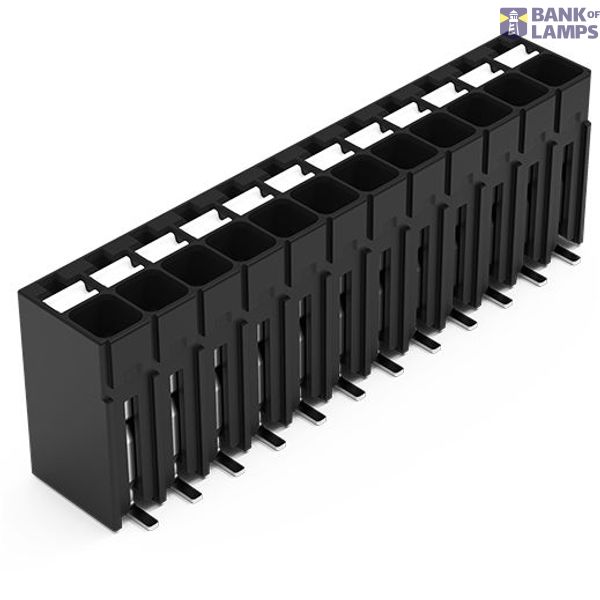 SMD PCB terminal block push-button 1.5 mm² black image 2