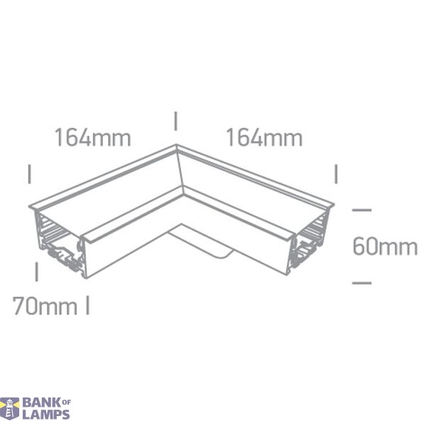WHITE CORNER FOR 38152R 8W CW 120d 230V image 3