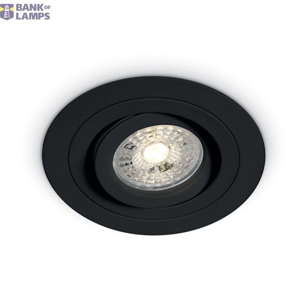 BLACK GU10 10W LEAF SPRINGS image 1