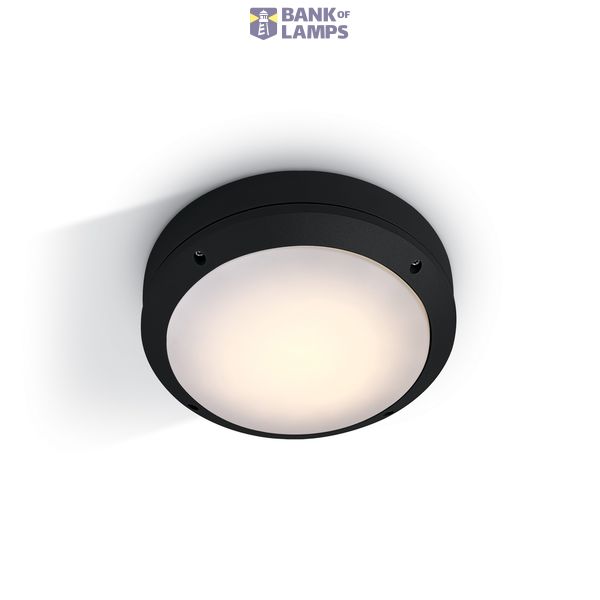 BLACK IP54 E27 12W image 1