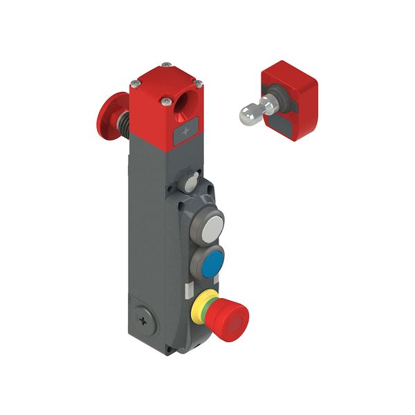 NG series safety switch with lock and integrated control devices, with actuator image 1