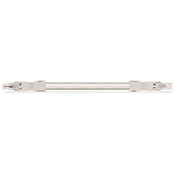 pre-assembled interconnecting cable Eca Socket/plug white image 1