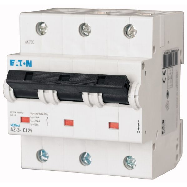 AZ-3-B25 Miniature circuit breaker (MCB), 25A, 3p, type B characteristic image 1