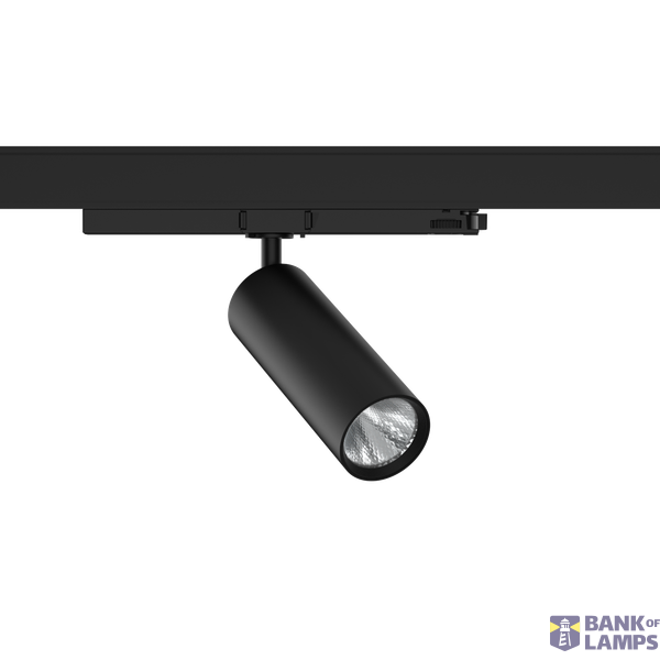 Azure 2 3-Circuit Track-mount Spot Light 24W 38° 3000K BLK Casambi image 1