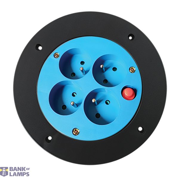 KGN-   Flange with socket 4x230 + thermal switch image 1