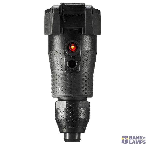 SCHUKO connector, black, 2C-Technology, voltage indicator, quick-release mechanism, IP54 image 1