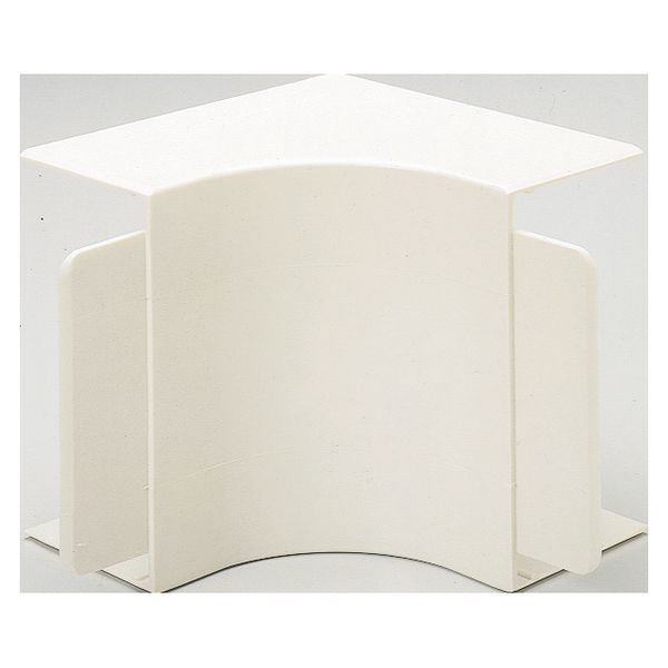 PVC CABLE CONDUIT INTERNAL CORNER 60X100 RAL9010 image 2