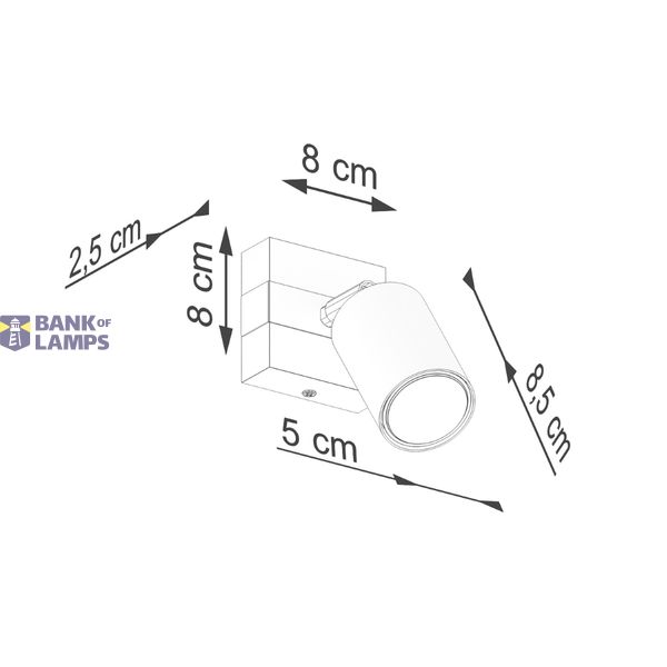 Wall lamp FAGER 1 black image 10