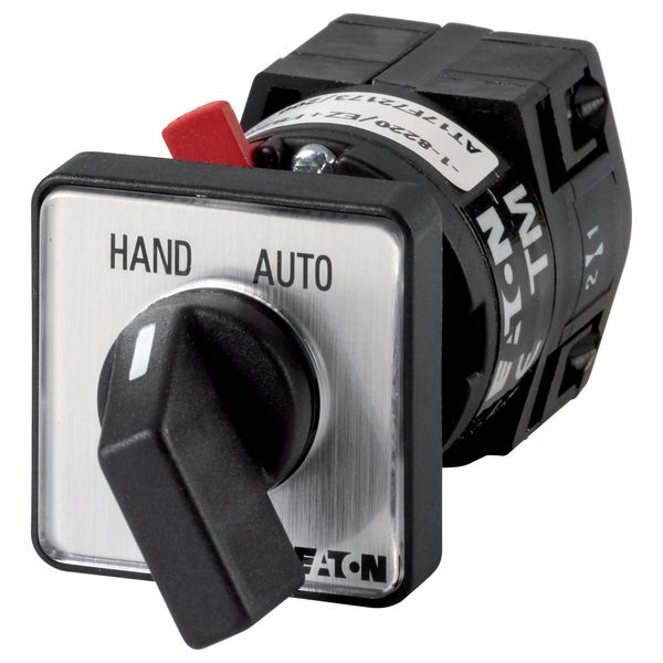 TM-1-8220/EZ+FS288 Changeoverswitches, TM, 10 A, centre mounting, 1 contact unit(s), Contacts: 2, 60 °, maintained, Without 0 (Off) position, HAND-AUTOMATIK, Design numb image 4