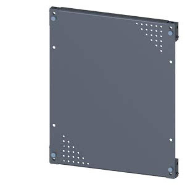 SIVACON, mounting plate, mounting with bracket, perforated, H: 400 mm, W: 400 mm image 1