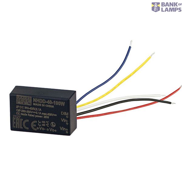 Mean Well LED-Trafo 36 W 100 mA 320 - 360 V dimmbar 1 St. image 1