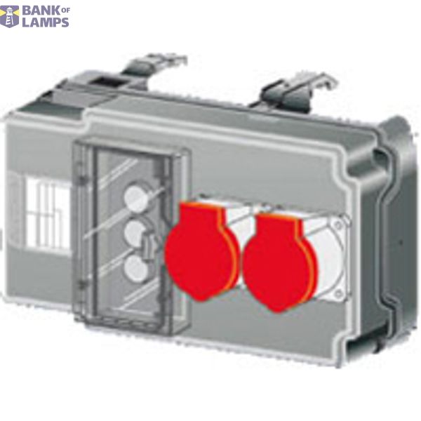 MR tap-off box 16A 3xD01 2x5P 16A socket image 1