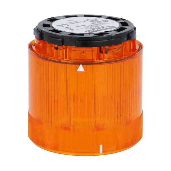 Flash module. Ø70mm. With 4-JOULE XENON bulb, orange, 230...240VAC image 1