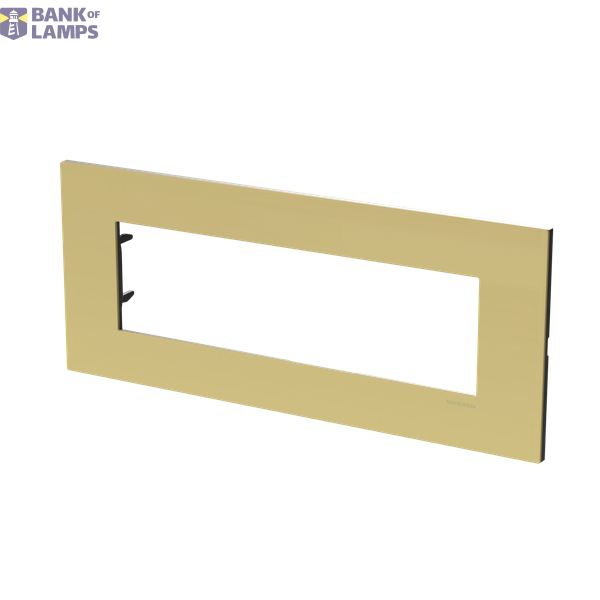 Frame - 1-gang / 7-modules - Niessen logo - Noble - Matt Gold image 2