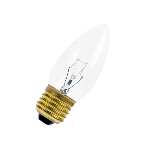 E27 C35 130V 60W Clear image 1