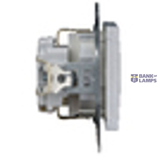 Socket outlet, screw clamps, silver image 5