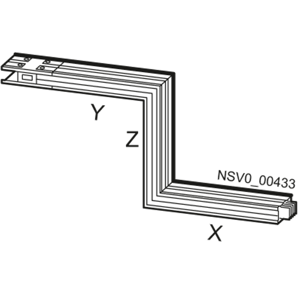 BD2A-400-ZV-Z* Z UNIT FRONTSIDE X/Y 0,36M, Z 0 ,14M-1,25M 160-400A image 1