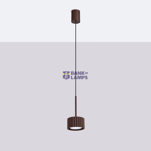 Pendant lamp AURA 1 brown Gx53 image 5